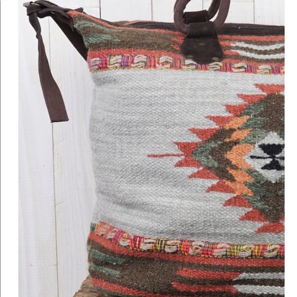 New! Last 1! Joshua Tree Boho Native Handmade Pattern Hugh Travel Boho Bag - Picture 3 of 4